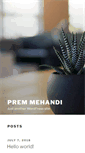 Mobile Screenshot of premmehandi.com